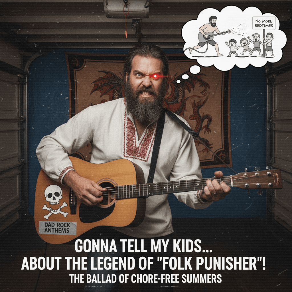Dad's revenge fantasy disguised as a folk musician