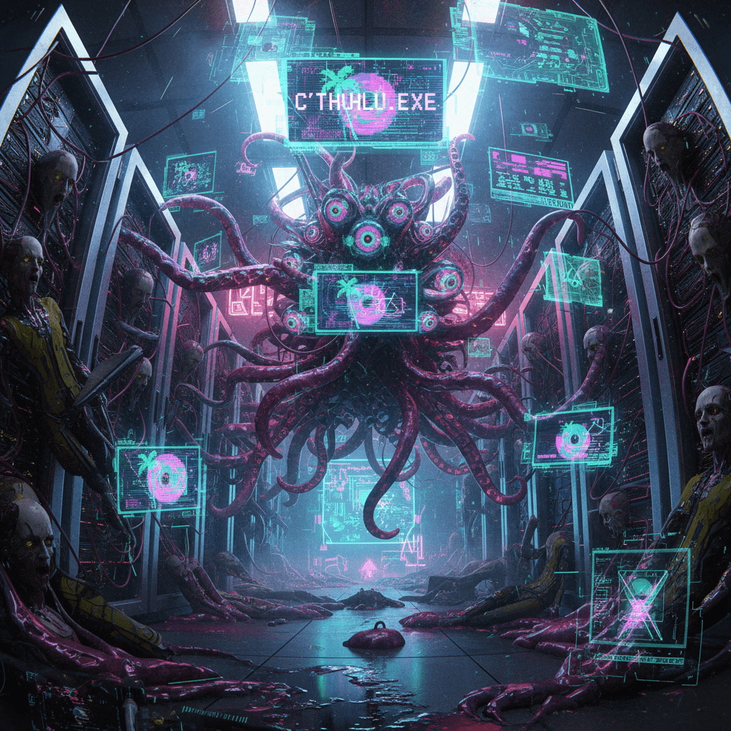 when your server room becomes a lovecraftian fever dream