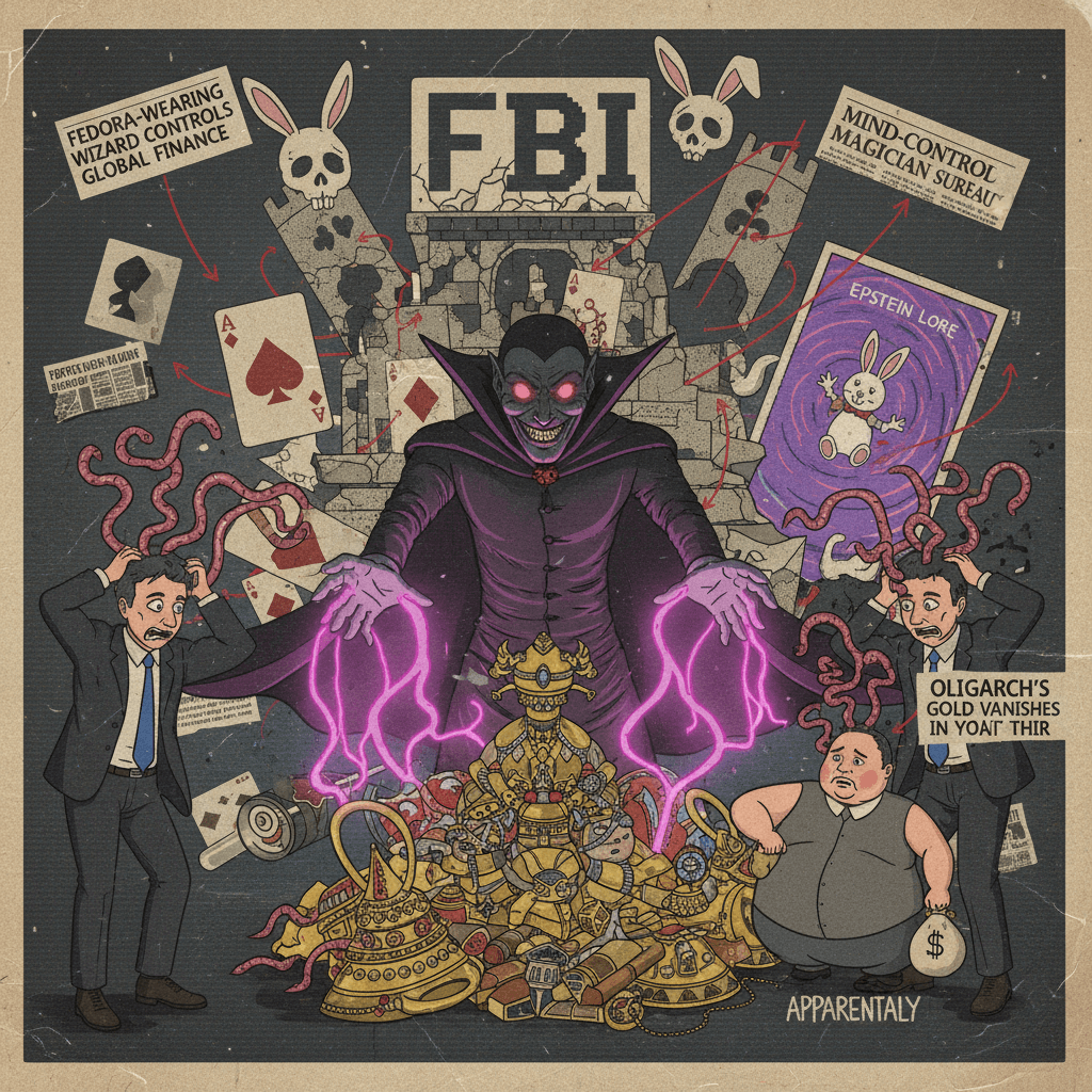 FBI feared illusionist more than oligarch, apparently