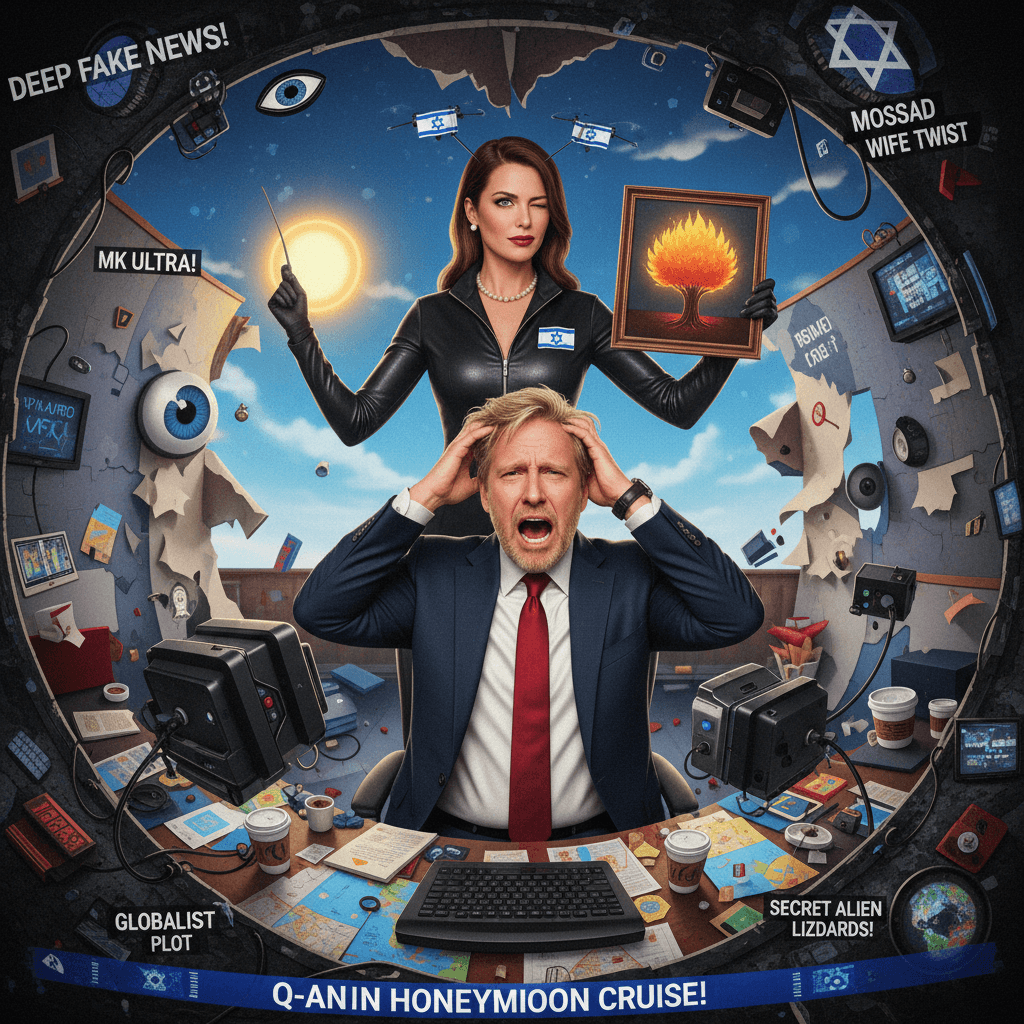 Charlie Kirk's reality TV breakdown featuring the Mossad wife twist