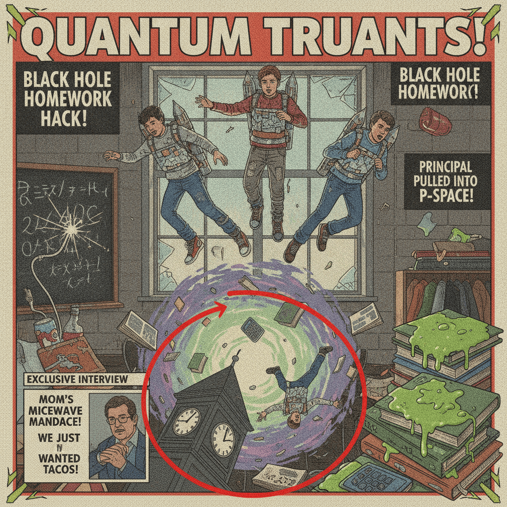 Teens allegedly weaponized physics to skip detention