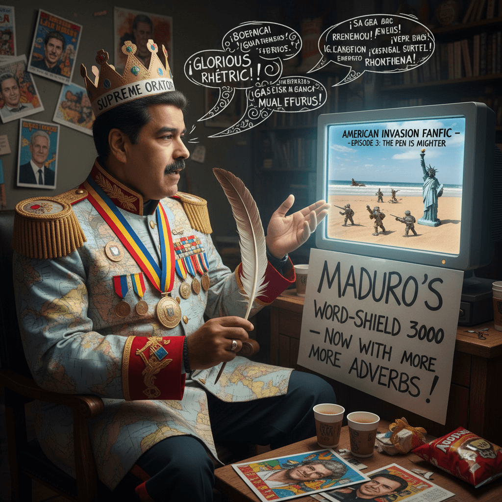 Maduro's bold defense strategy: words, probably