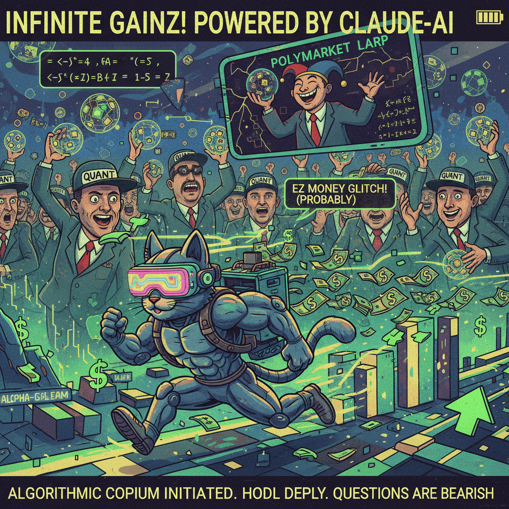 Claude printed money so now everyone's a quant (they're not)