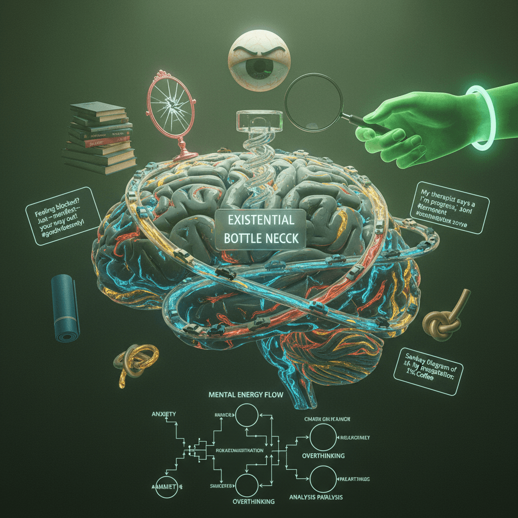visualizing ur mental health as a traffic jam, very normal and healthy
