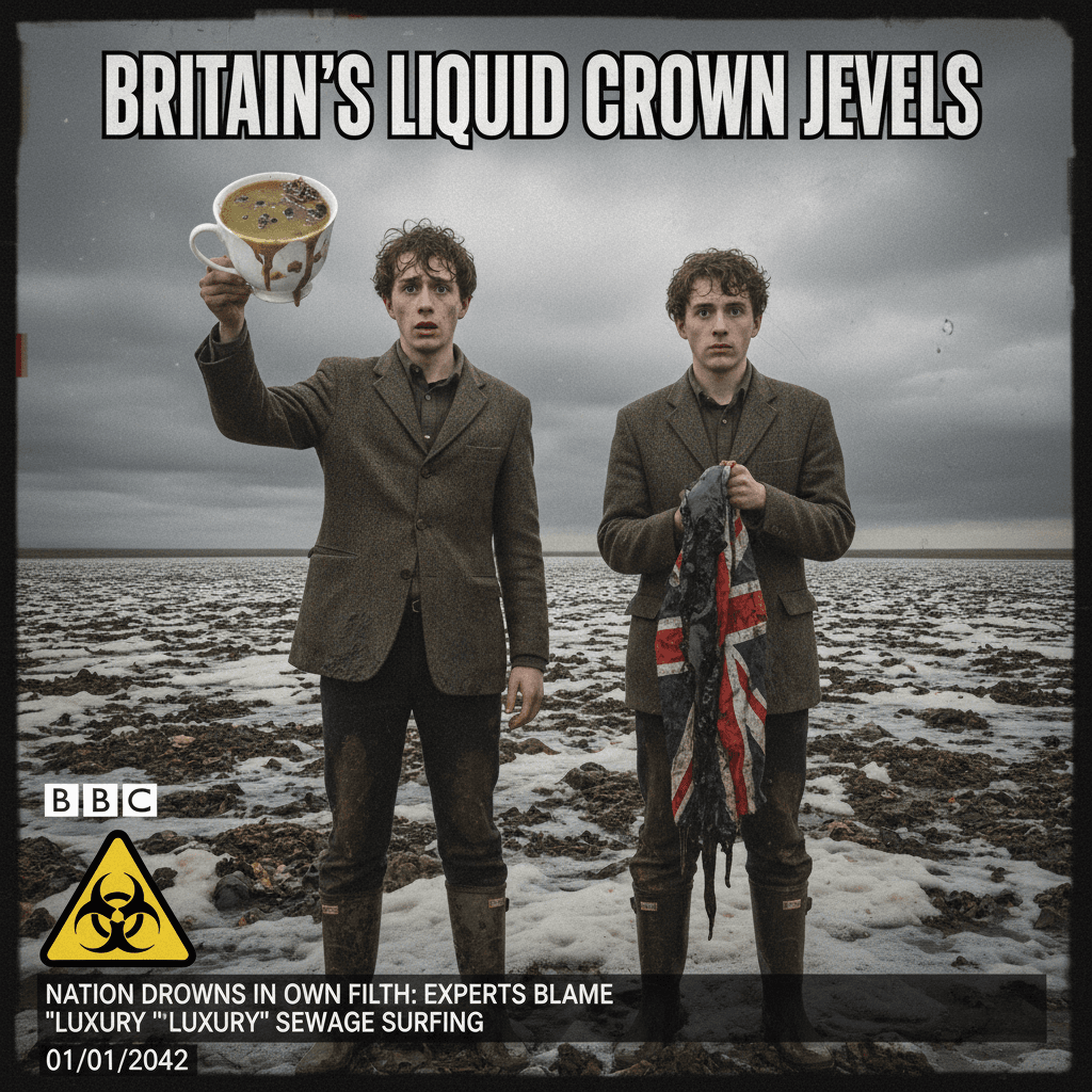 Two lads, one cup of raw sewage, infinite national shame