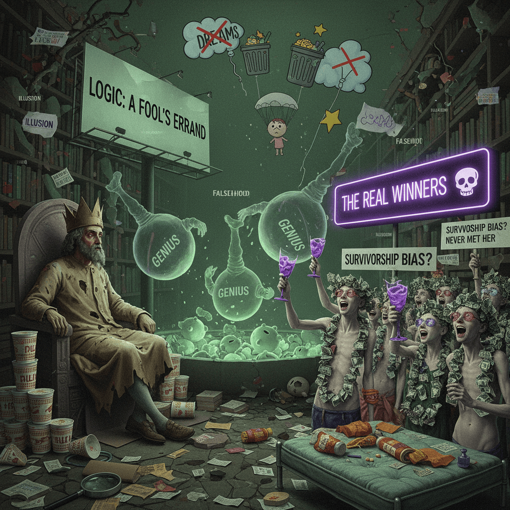 smart people bad, following dreams cringe, substance abuse is the real W