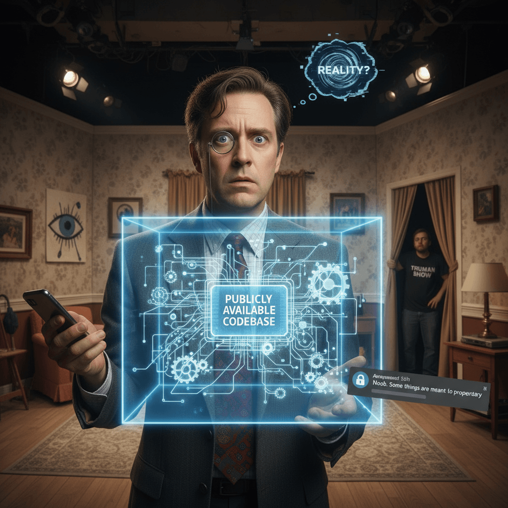 guy discovers open source exists, questions reality itself