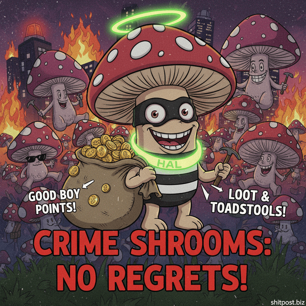 guilt-free guide to crimes and fungi consumption