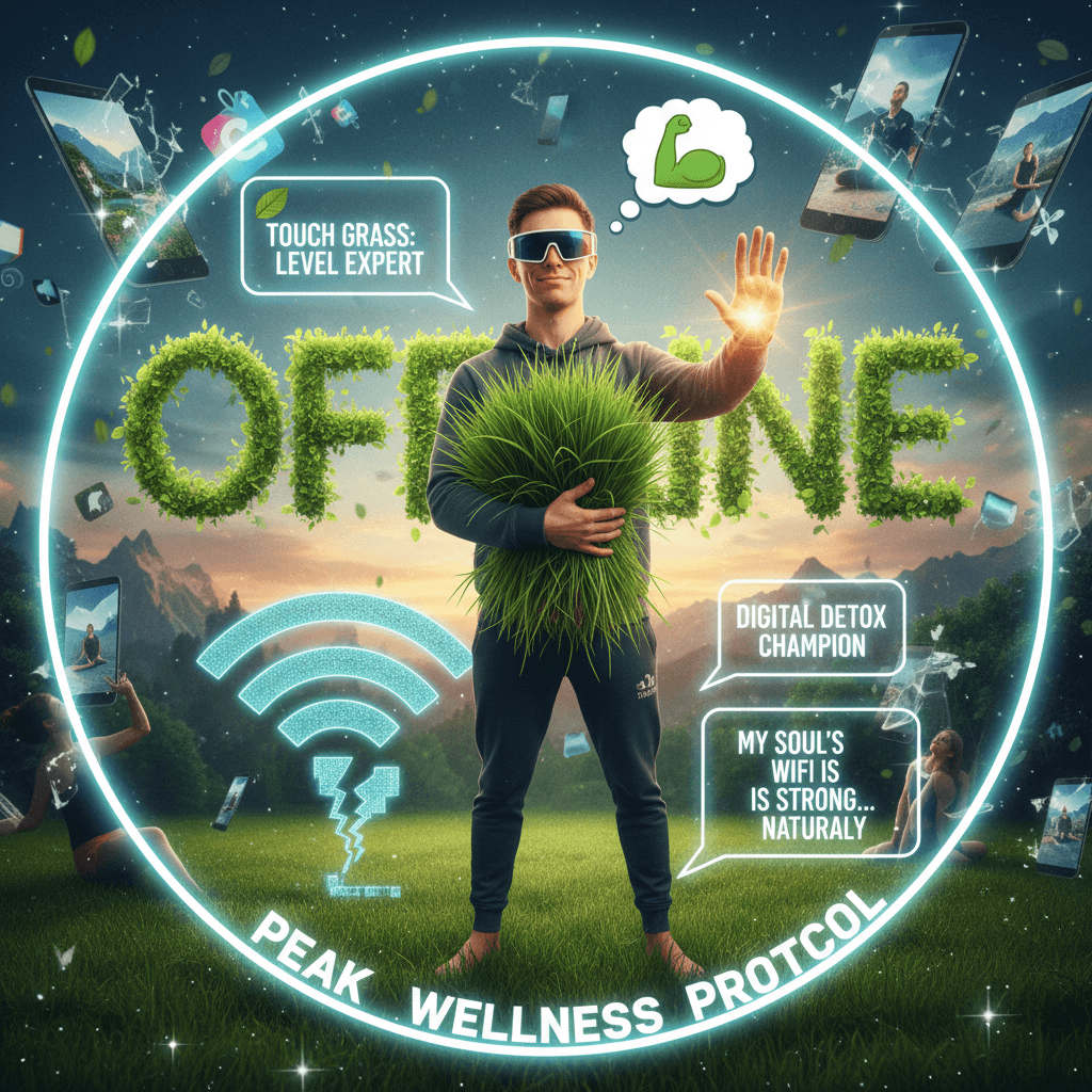 Going offline is peak wellness, actually