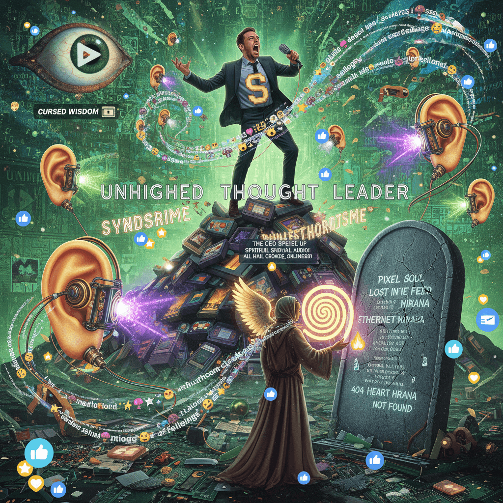 Sony CEO arc meets spiritual hearing aid donor meets accidental poetry