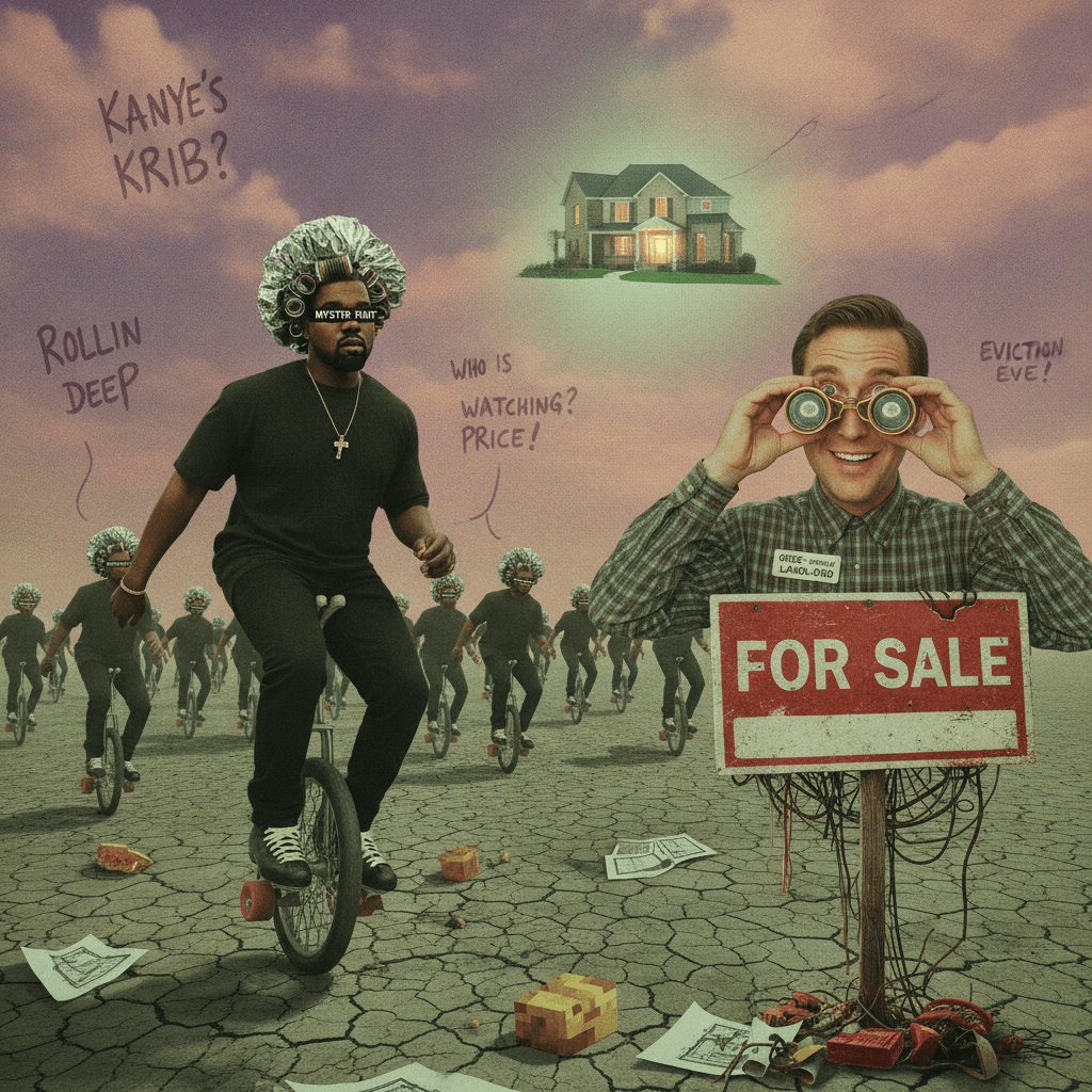 Kanye, rollers, and mysterious spying: a fever dream about real estate