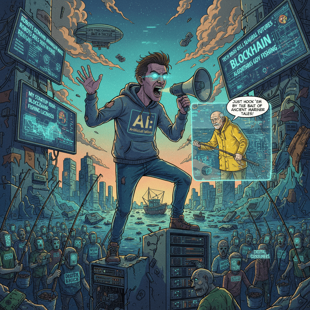 guy solves AI by telling fisherman story, probably felt very smart