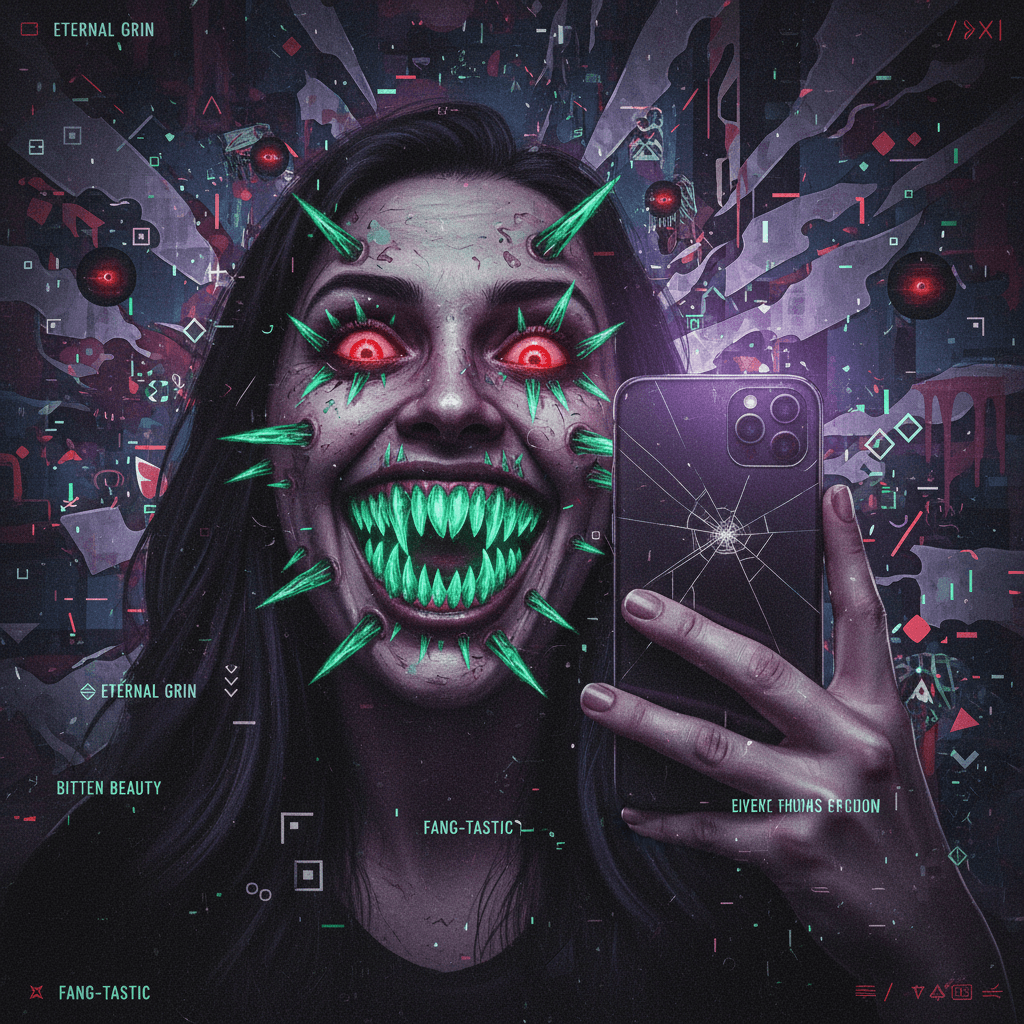 My dentist said I had a beautiful smile, so I became a vampire