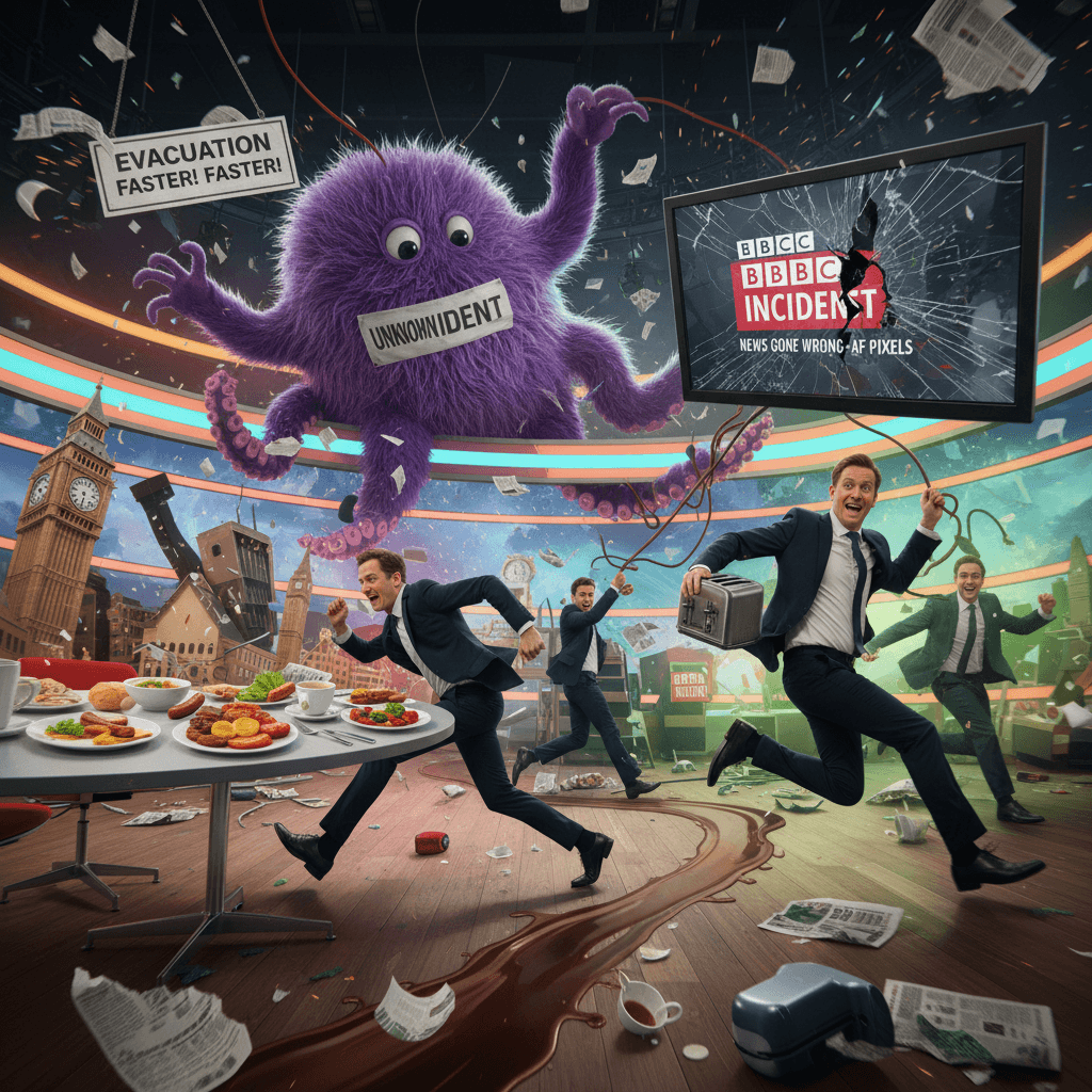 BBC staff speedrun evacuation, breakfast TV gets rekt by unknown incident