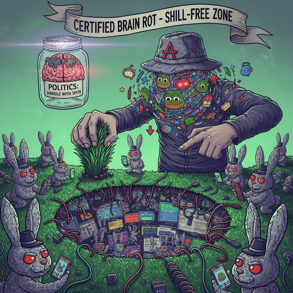 Touch grass, not conspiracy rabbit holes