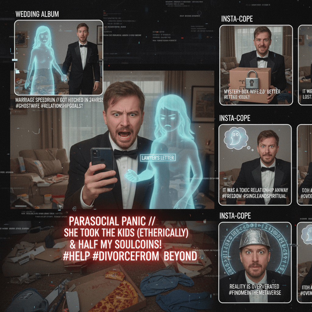 bro married a ghost and acted shocked when reality kicked in