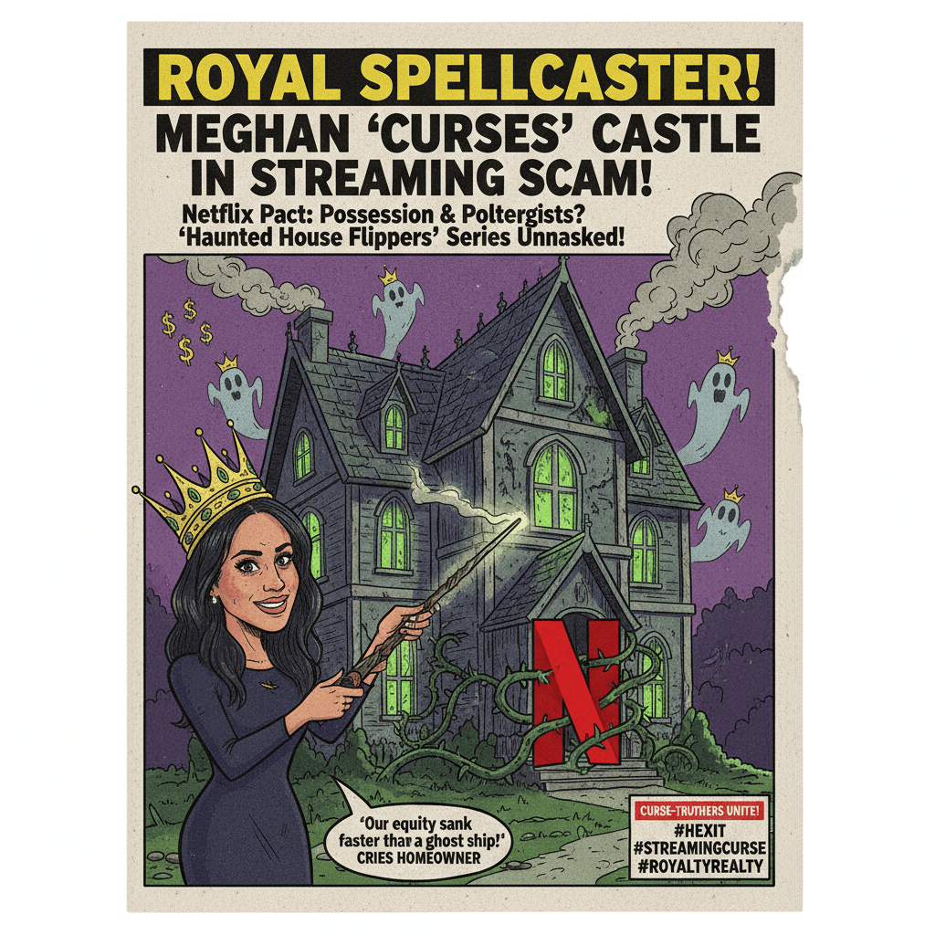 meghan hexed a house through a netflix deal, obviously