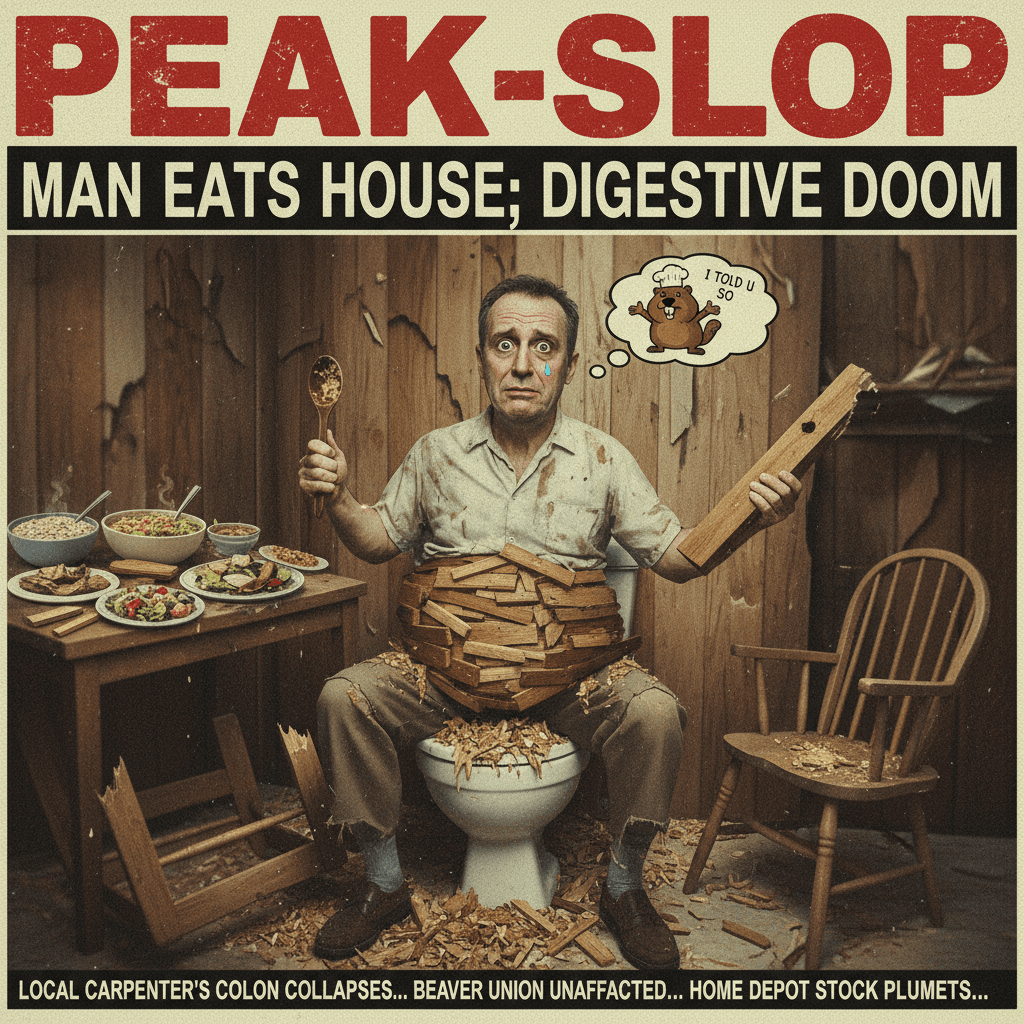 Local man's lumber-based diet ends predictably poorly