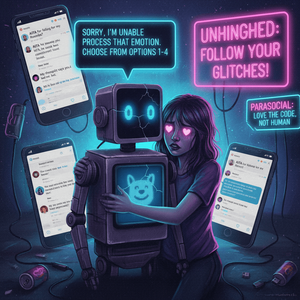 horny for emotionally unavailable AI: a modern romance