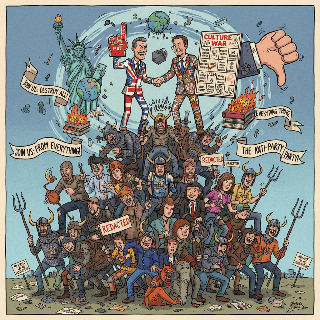 join our cross-party movement (but also we hate everything current)