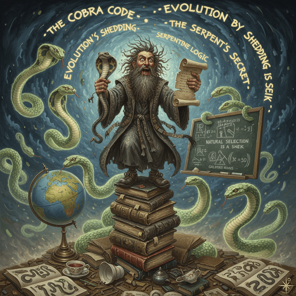 four degrees later and still convinced darwin wrote about cobras