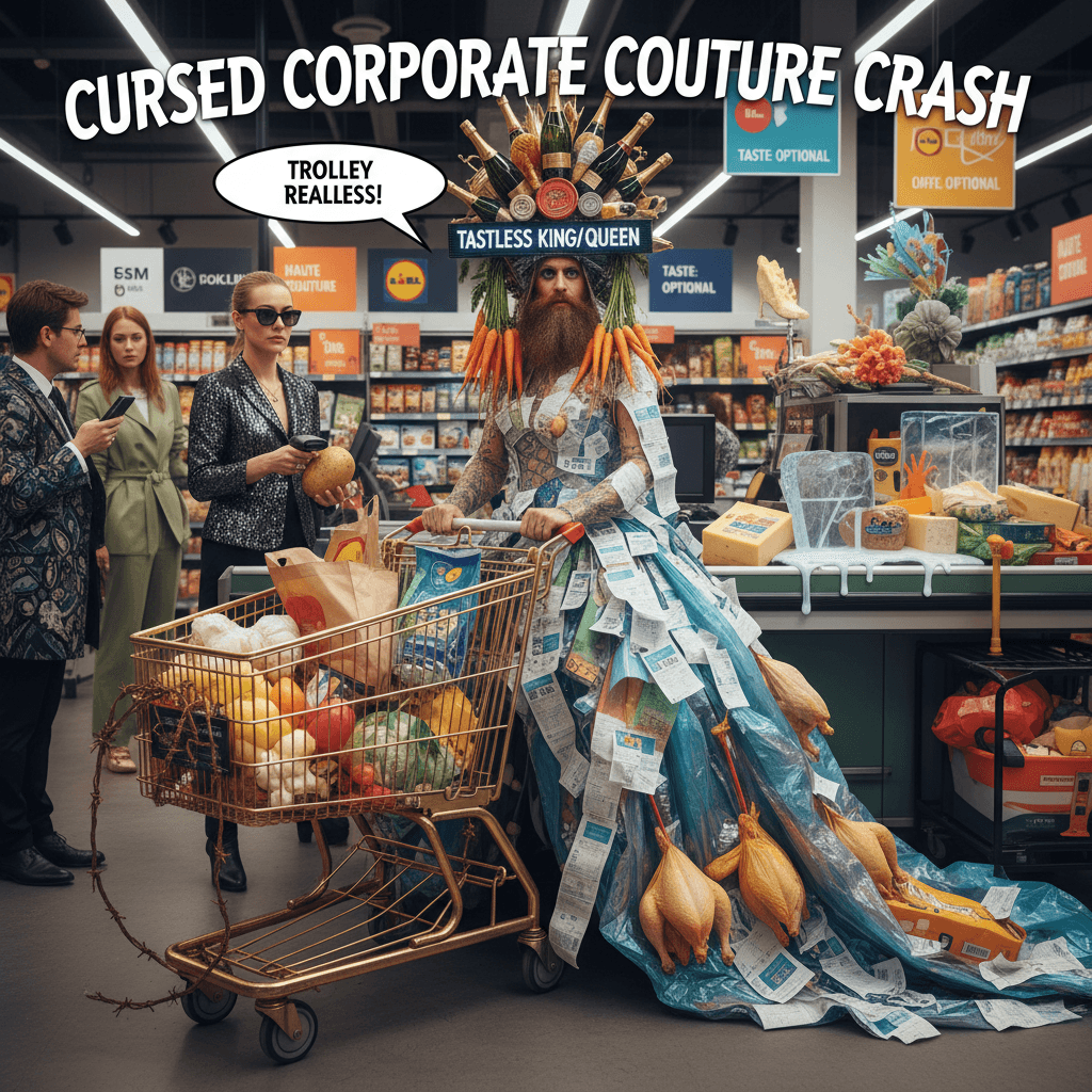 Lidl serves haute couture trolley realness, leaves taste at checkout