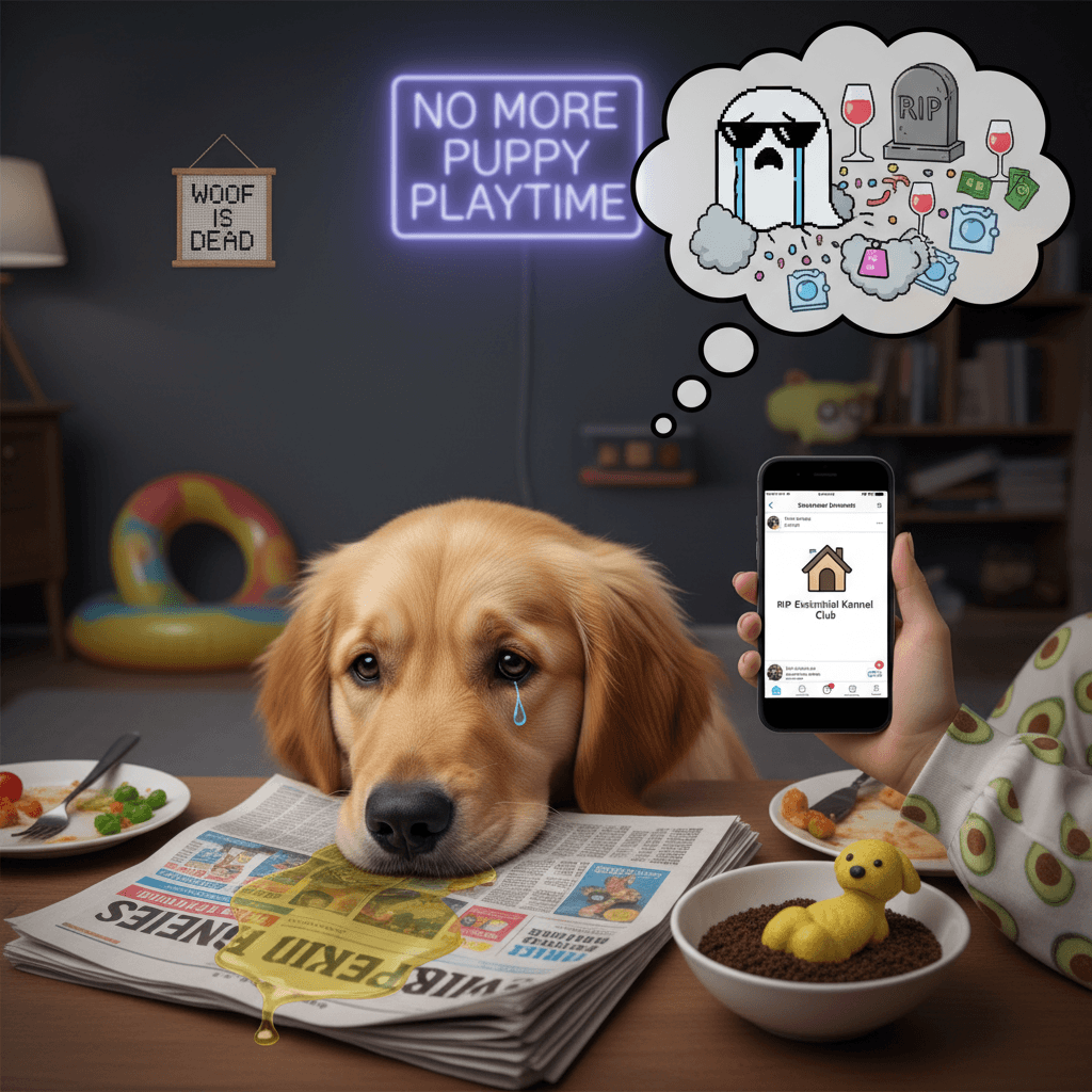 Sunday dog piss = metaphysical death of weekend vibes