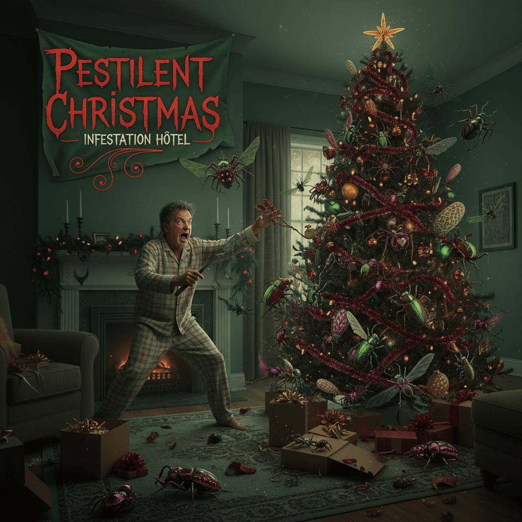 Your Christmas tree is basically a bug hotel, sweaty