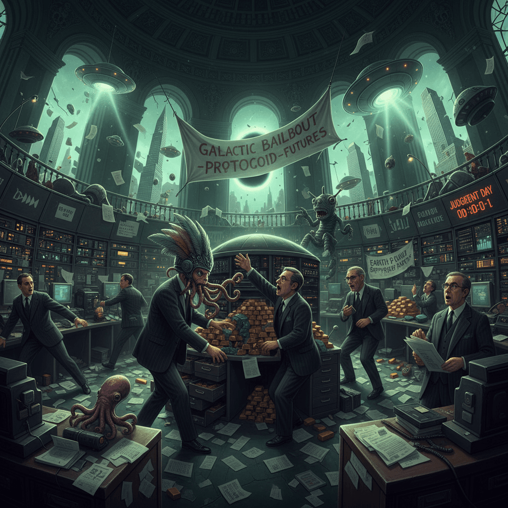 Bank of England prepares for extraterrestrial economic collapse