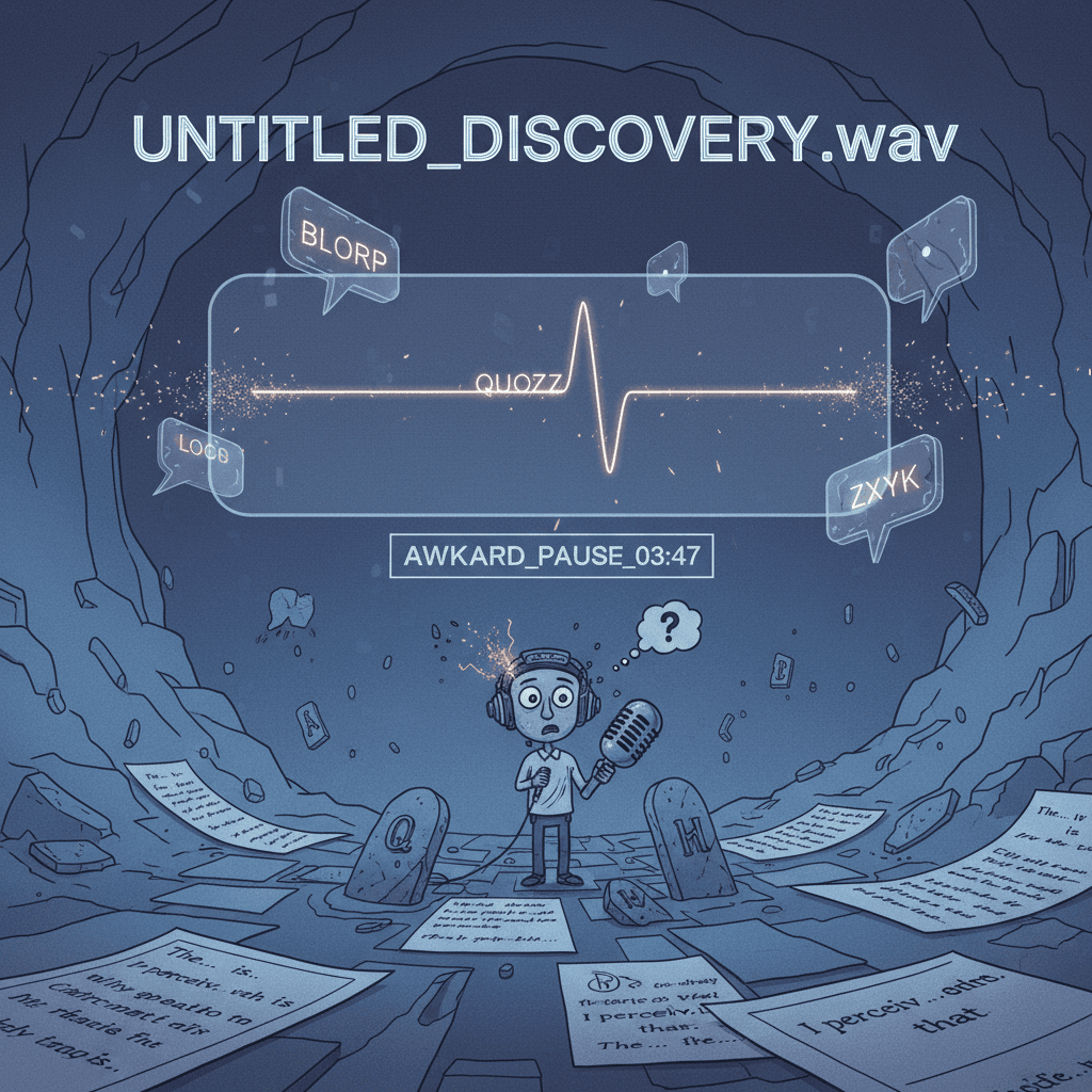 audio file of someone discovering words exist