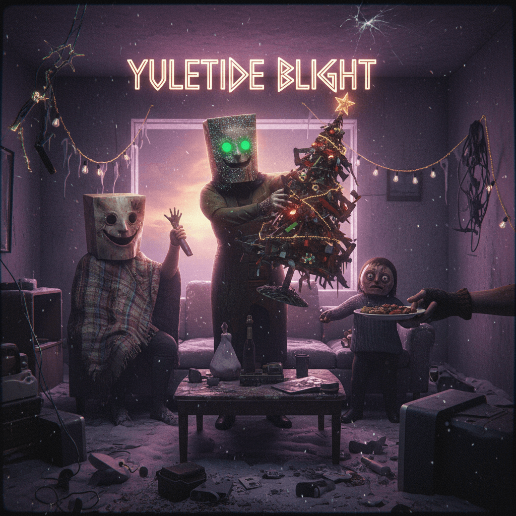 Budget horror film meets wholesome family gathering—absolutely unhinged