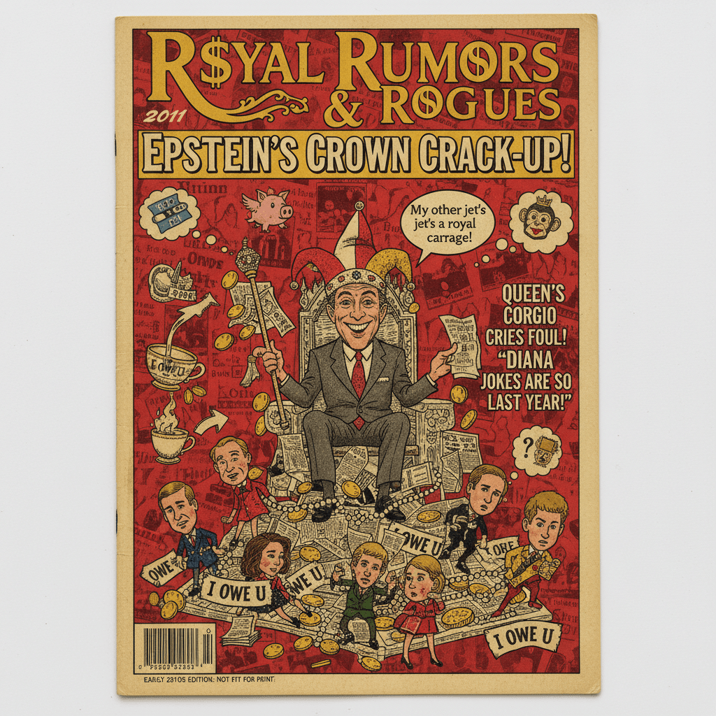Peak tabloid chaos: Epstein jokes meet Royal Family drama, 2011 edition