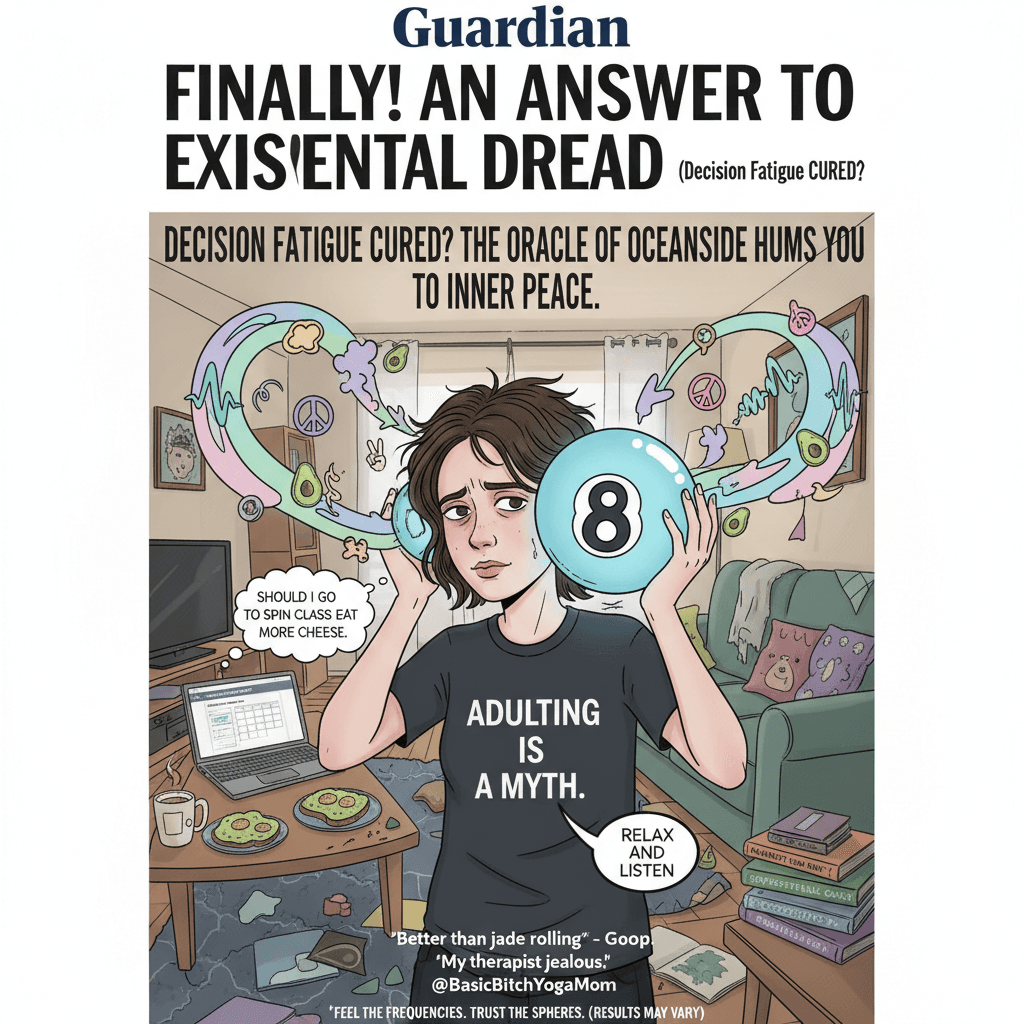 The Guardian discovers a Magic 8-Ball is actually sound therapy