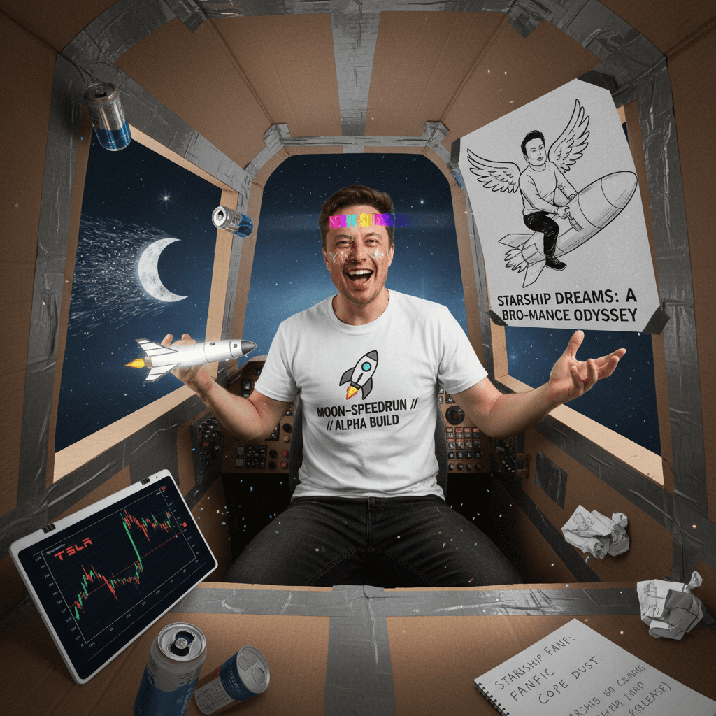 bro discovered spacex exists, proceeded to have an orgasm about it