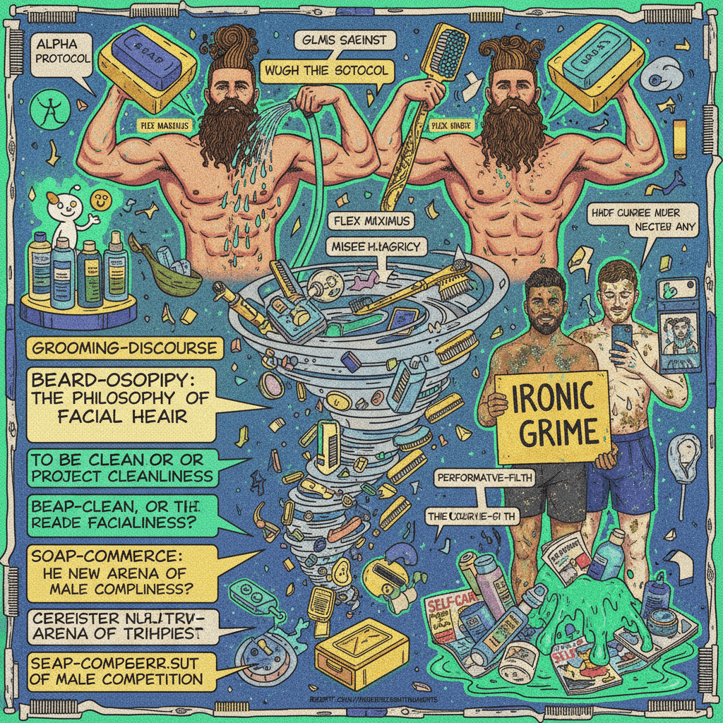 men invented hygiene just to flex on each other, apparently