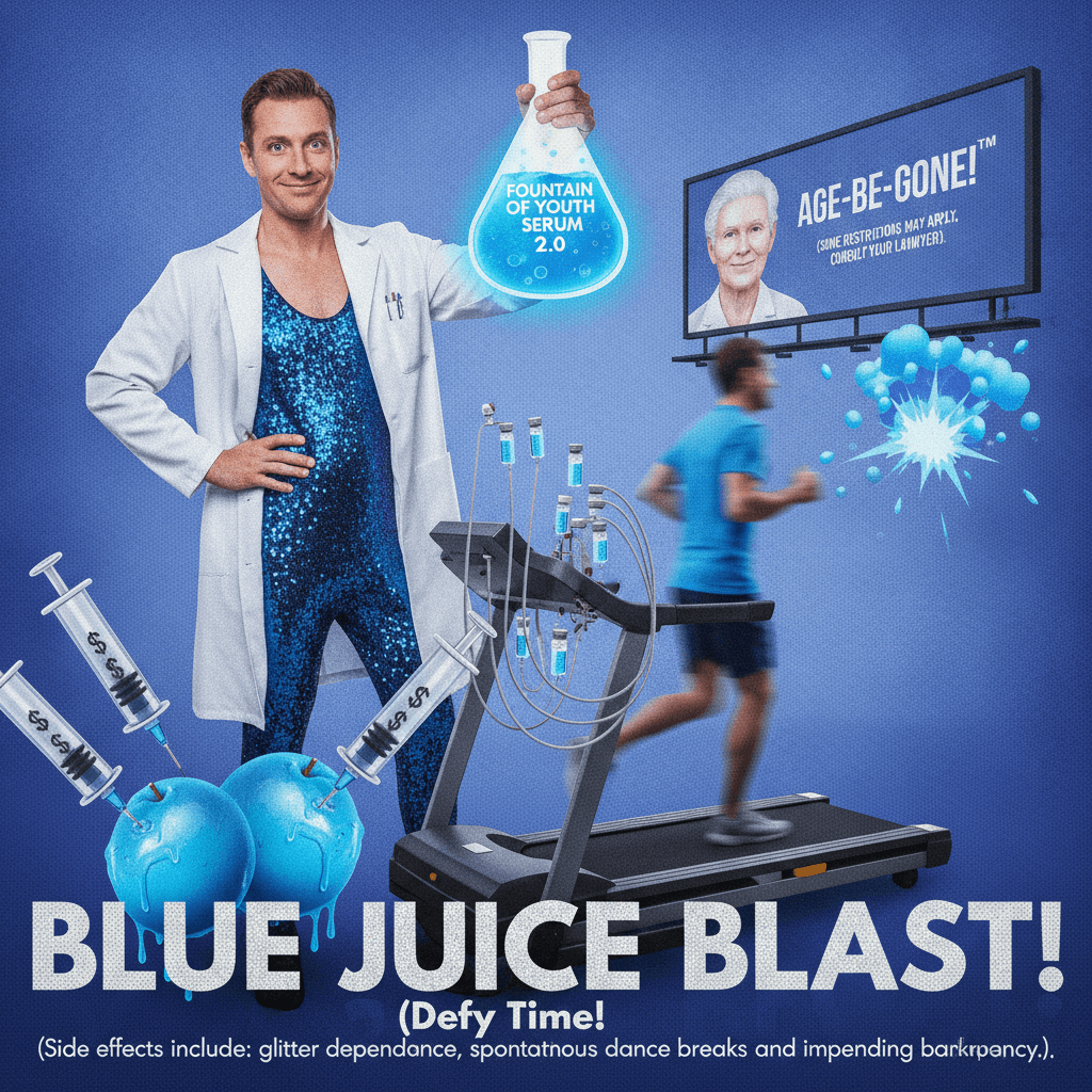 blue juice go brrrr, aging is canceled (terms and conditions apply)