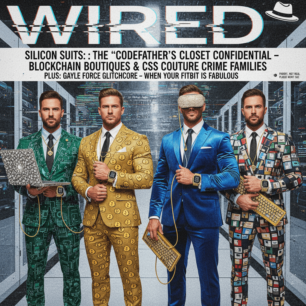 WIRED discovers the most exclusive mafia: tech bros with better fashion sense