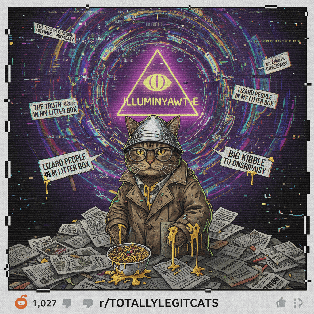 Exposé alert: CONSSSPRACY CAT'D HO CAMPY — truly the slop we deserve