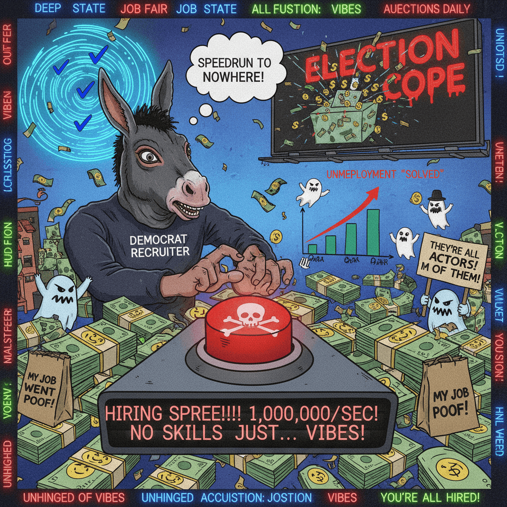 millions hired just for vibes: unemployment edition