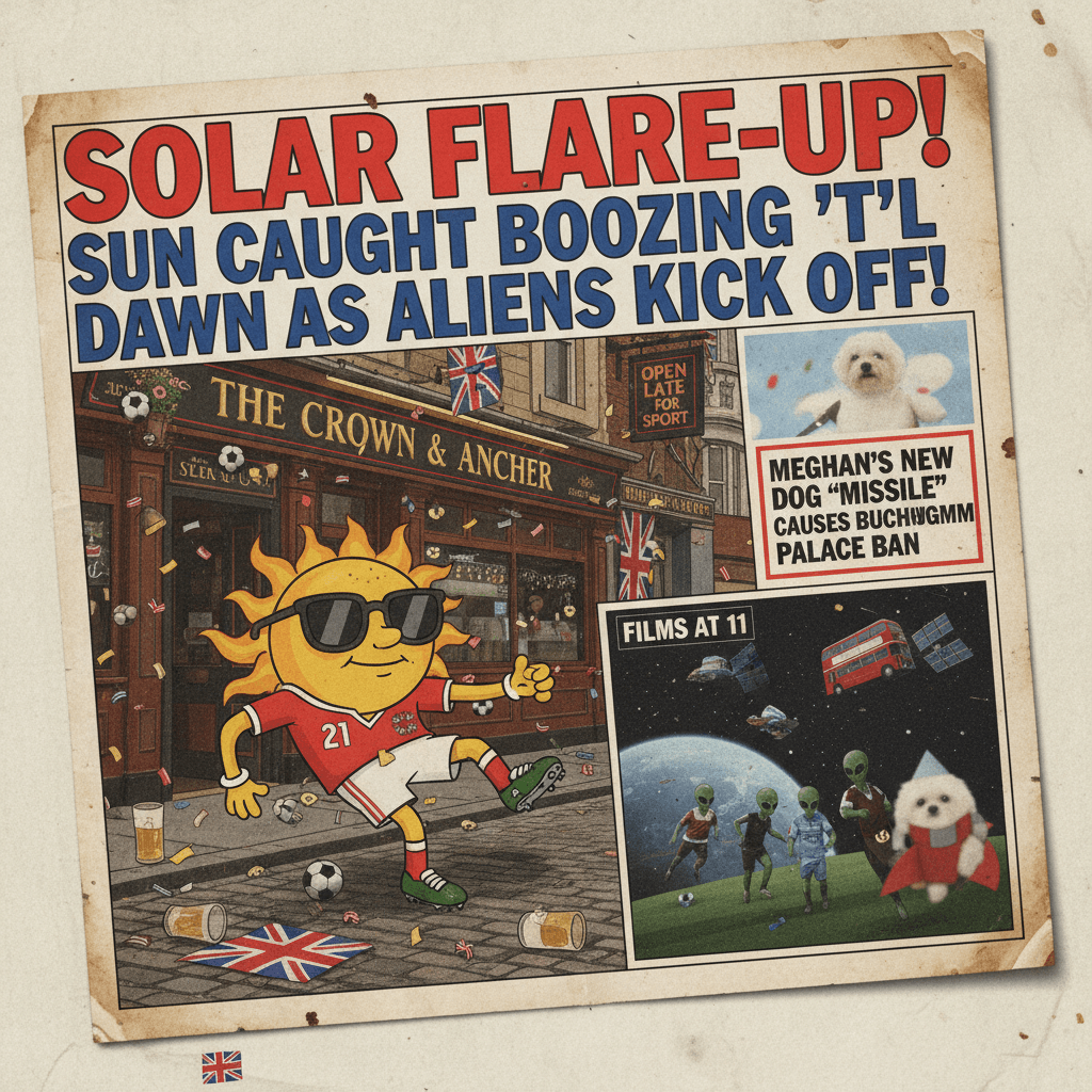 The Sun discovers pubs can stay open late during sporting events, films at 11