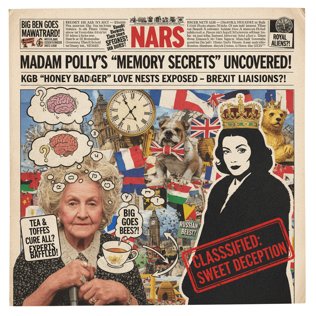 Peak tabloid energy: dementia tips next to KGB honeytrap sex empires