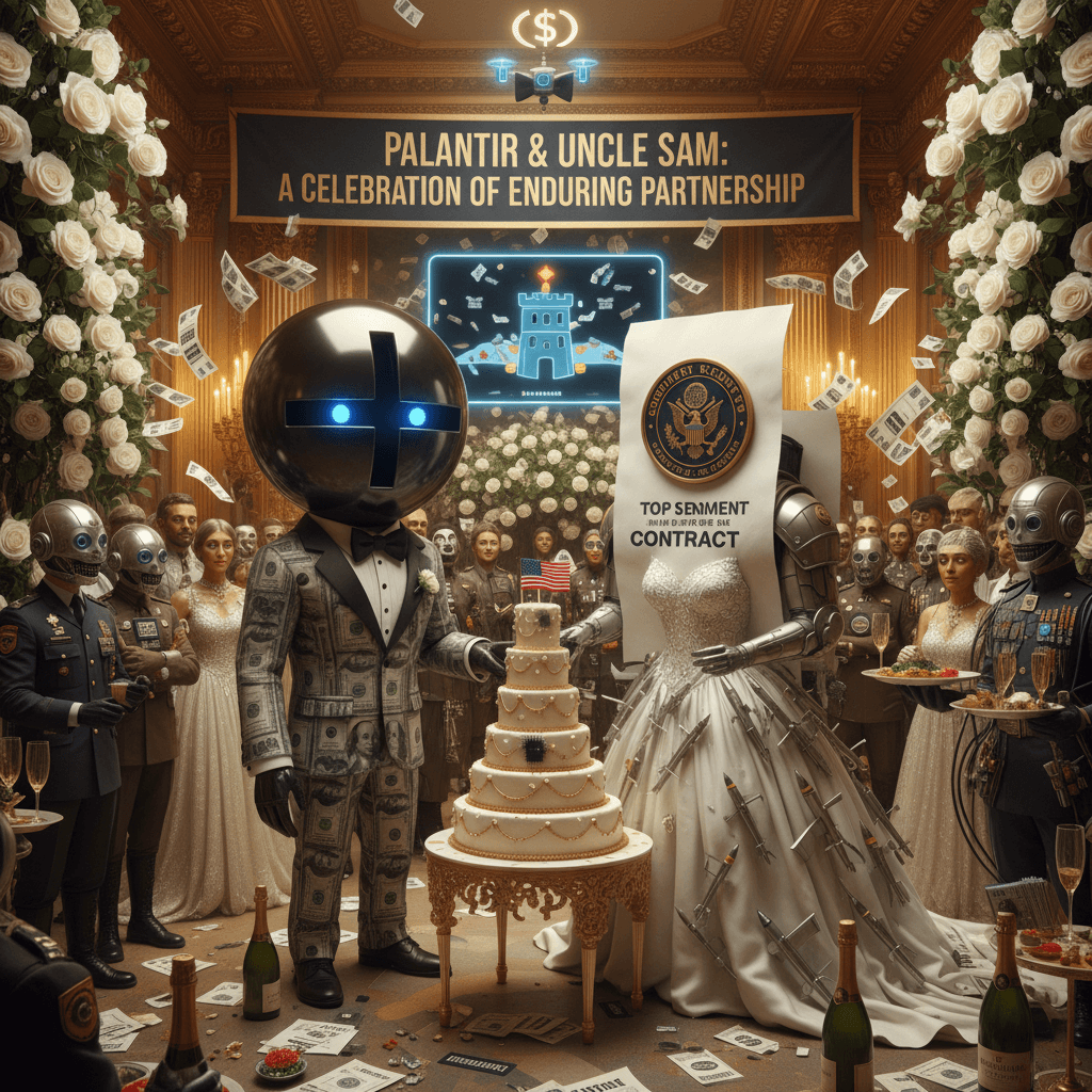 Palantir throws lavish party to celebrate govt contract like it's a wedding