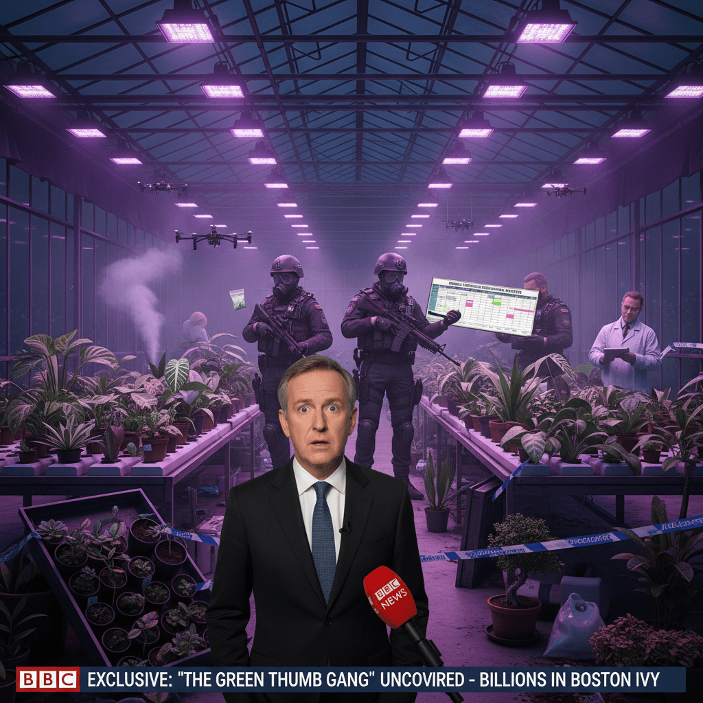 BBC discovers world's most organized crime against houseplants