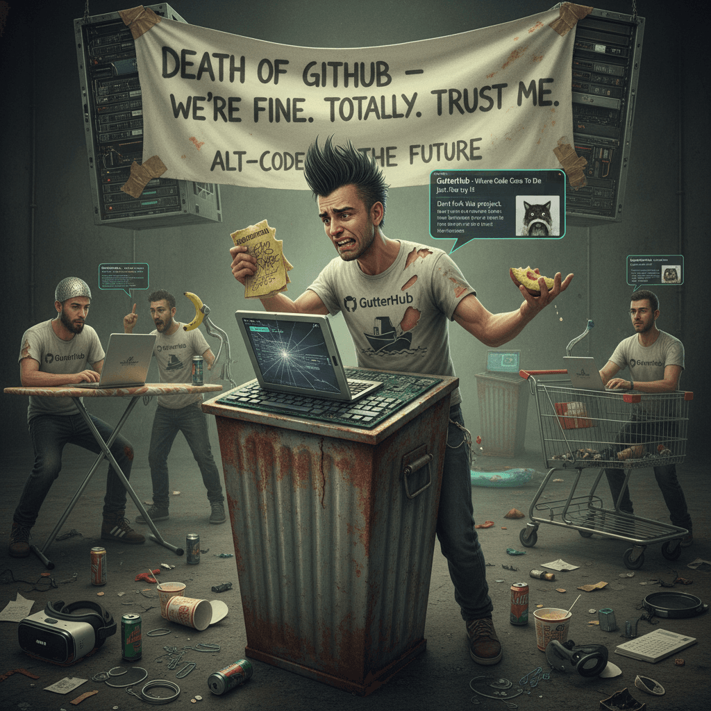 GitHub is dying (trust me bro) and we have the form factor to prove it