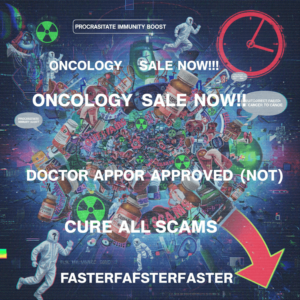 cancer spam meets corrupted autocorrect, speedrunning incoherence