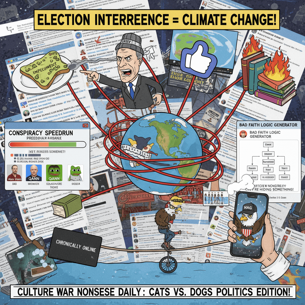 correlation = causation but make it political