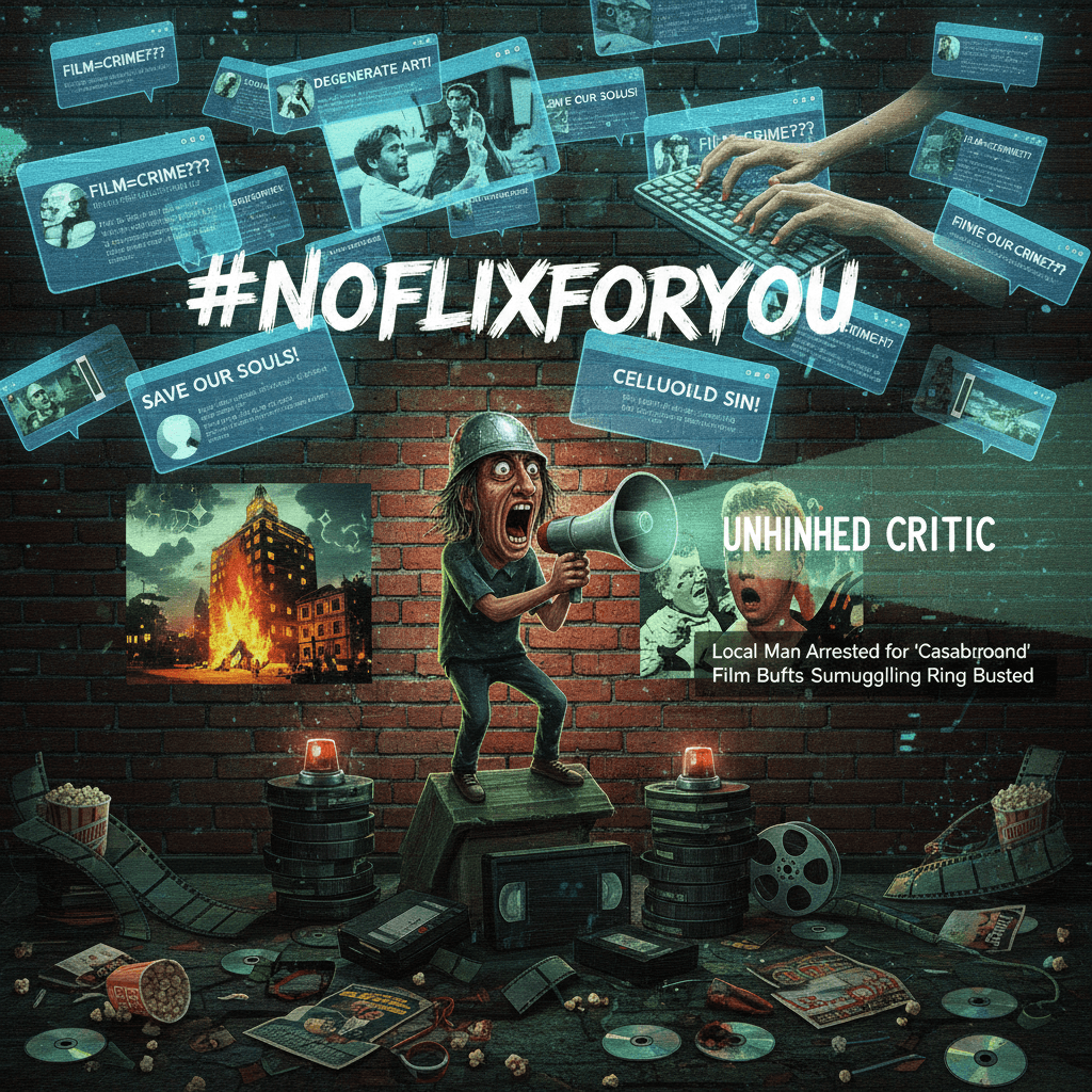 Watching movies should be criminalized, apparently