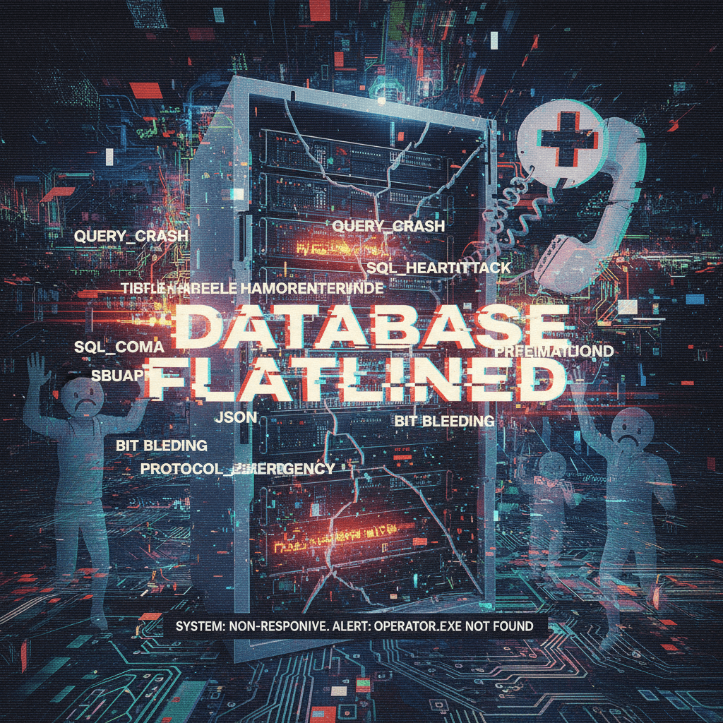 database had a stroke and nobody called 911