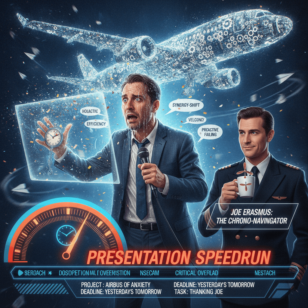 guy thanks joe about planes while actively failing at time management