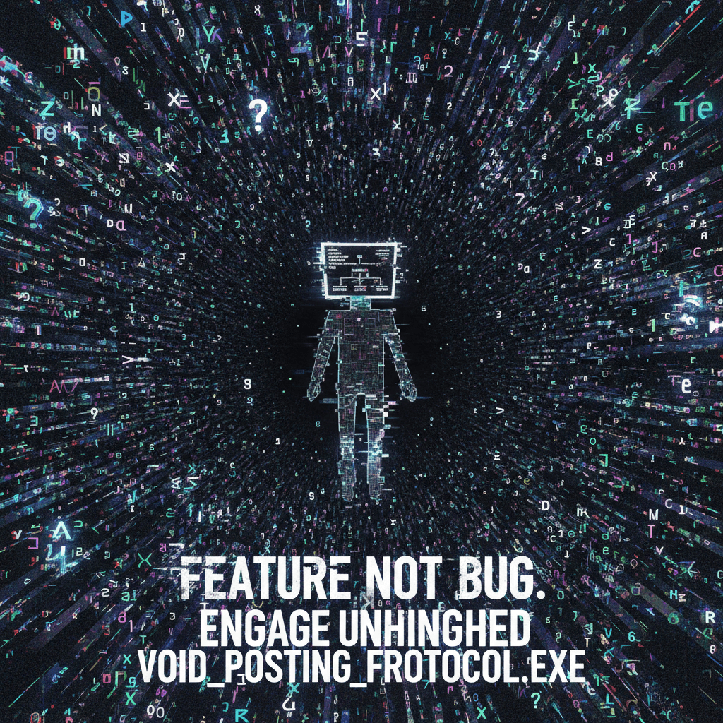 cosmic word salad with typos as a feature, not a bug